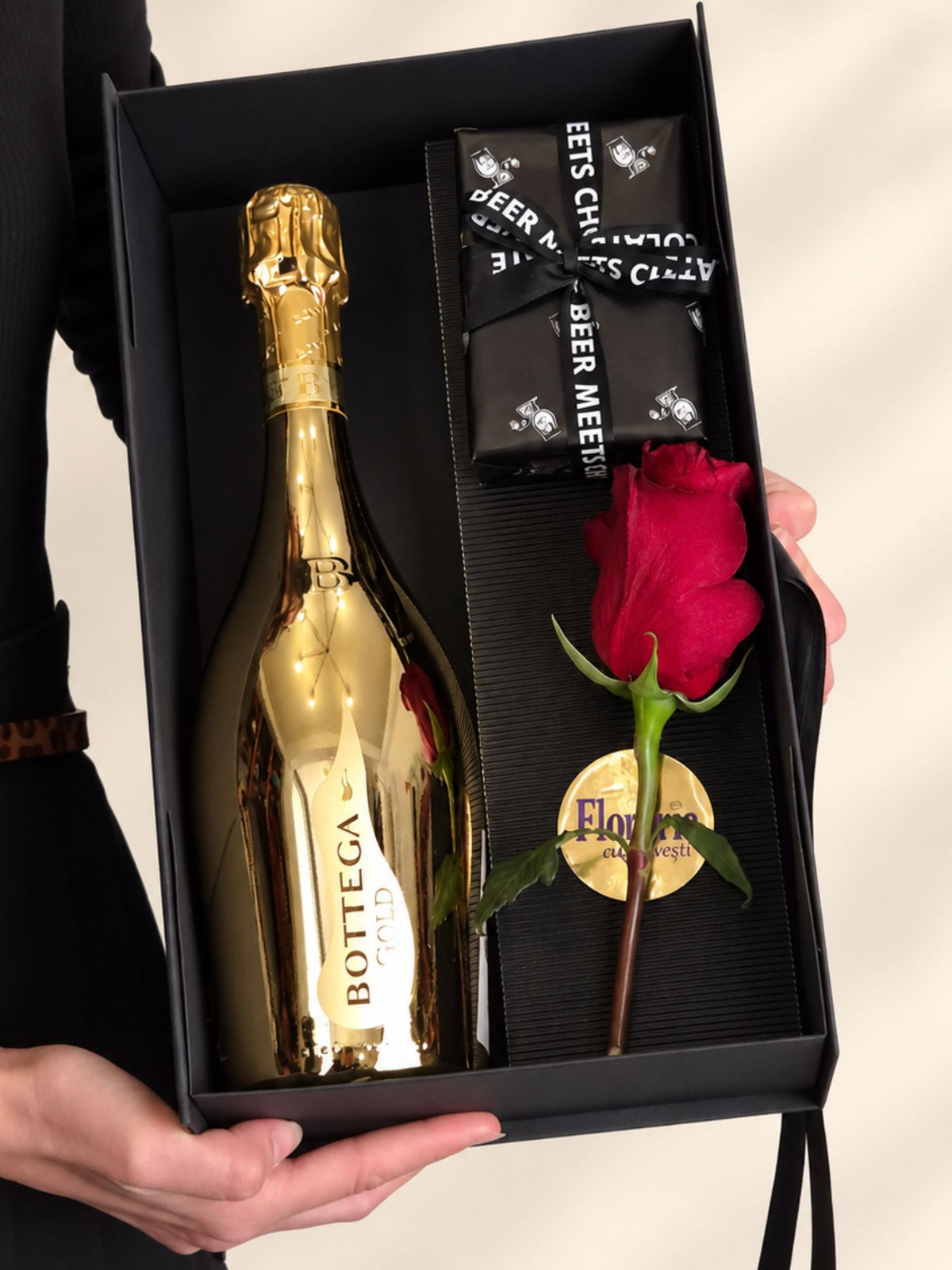 Cadou Prosecco Bottega Gold si praline