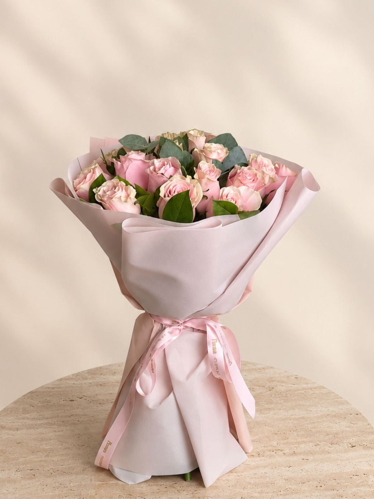Colectia de Lux - Buchet 19 trandafiri roz