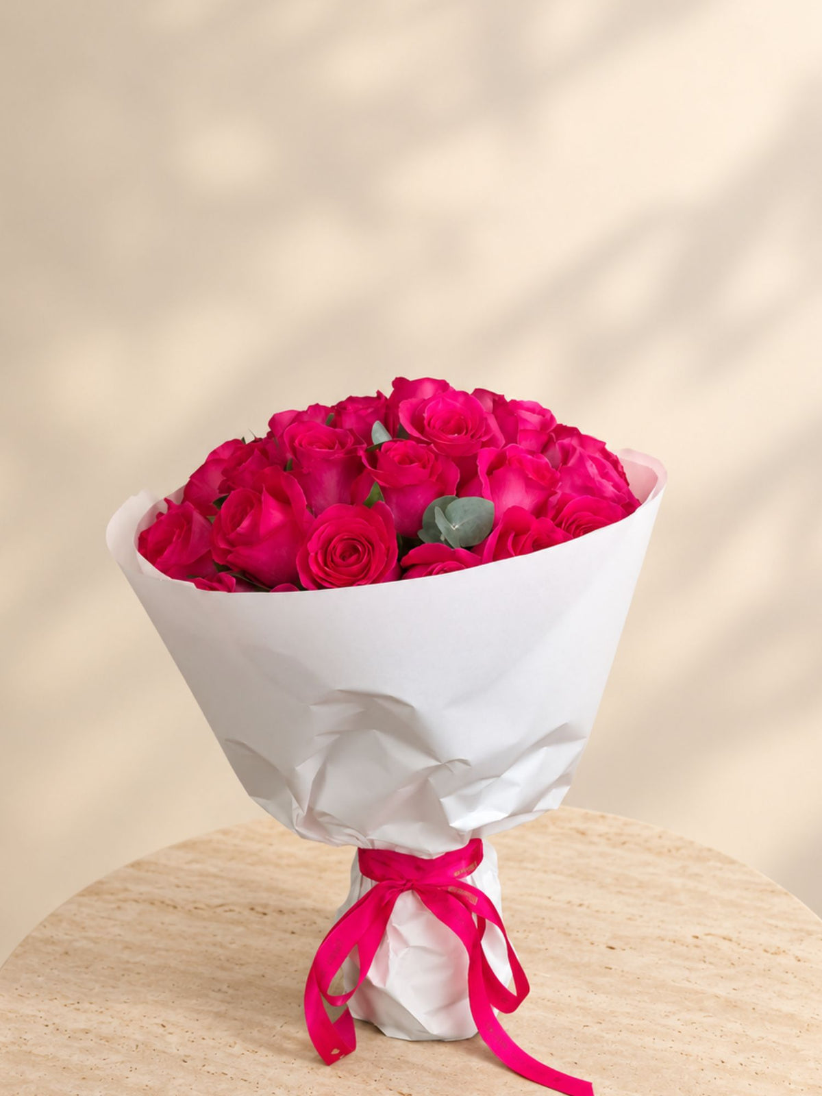 Buchet 25 Trandafiri Ciclam