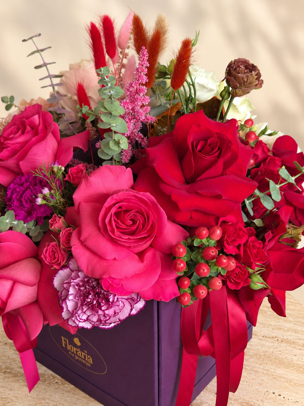 Set 4 cutii mix floral - Colectia One 4 Love