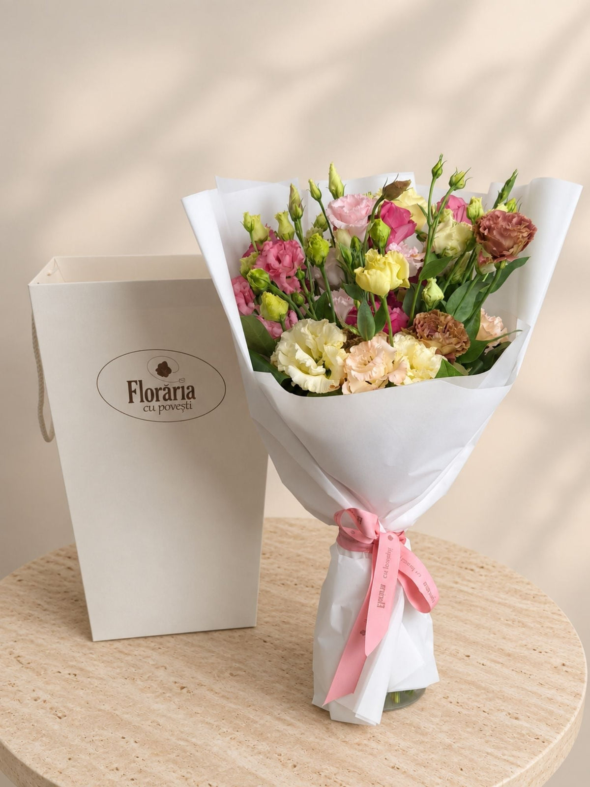 Buchet 9 Lisianthus Asortati - Floraria cu Povesti