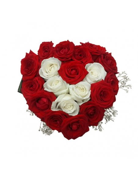 Buchet Inima din trandafiri - Le COEUR