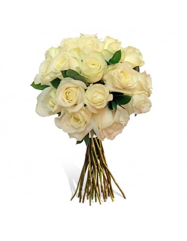 SPECIAL - Buchet 25 trandafiri albi