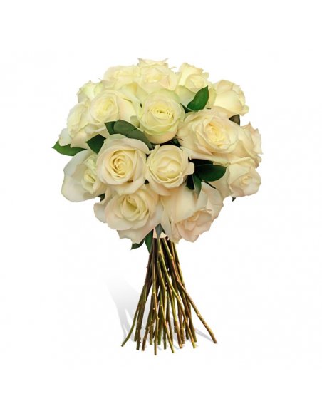 SPECIAL - Buchet 25 trandafiri albi