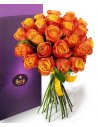 Colectia de Lux - Buchet 23 trandafiri portocalii