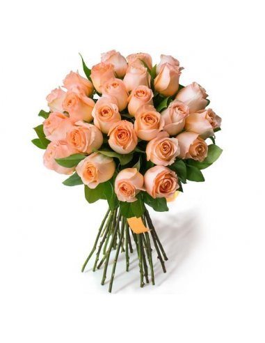 Colectia de Lux - Buchet 23 trandafiri coral