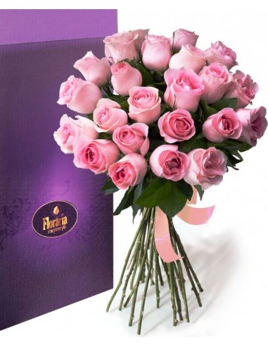 Colectia de Lux - Buchet 23 trandafiri roz