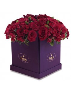 Colectia One 4 Love - 4 Cutii cu trandafiri rosii