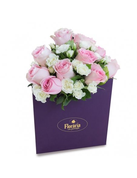 Colectia One 4 Love - Cutie cu trandafiri roz