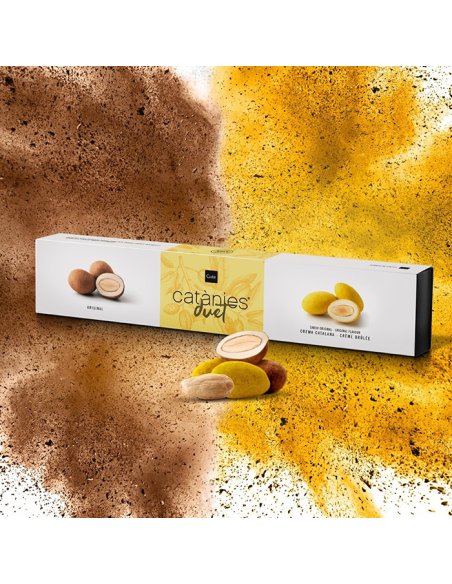 Duet de migdale caramelizate Catanies Cudie Original si cu crema catalana