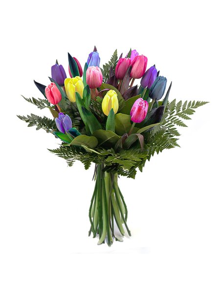 Buchet 15 lalele asortate