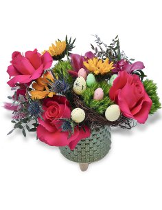 Aranjament de Pasti in cosulet tip cuib