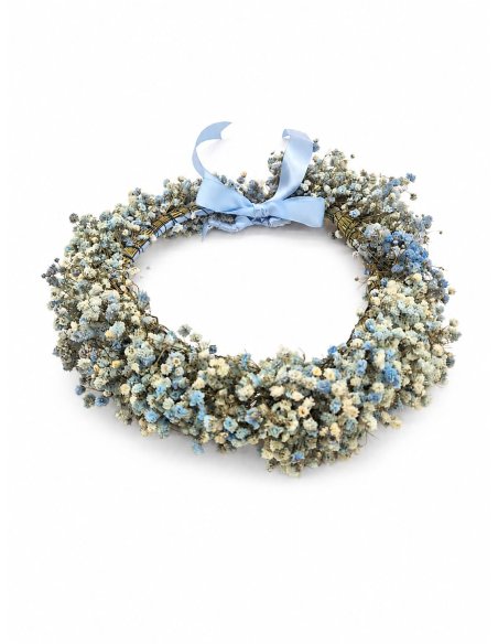 Coroniță bleu din gypsophila