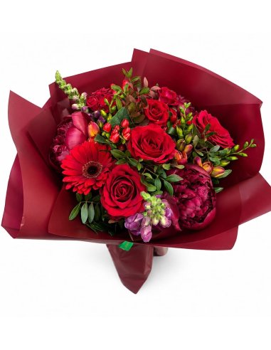 Buchet Velvet Red