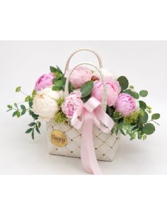 Coșuleț Pink Peony Garden