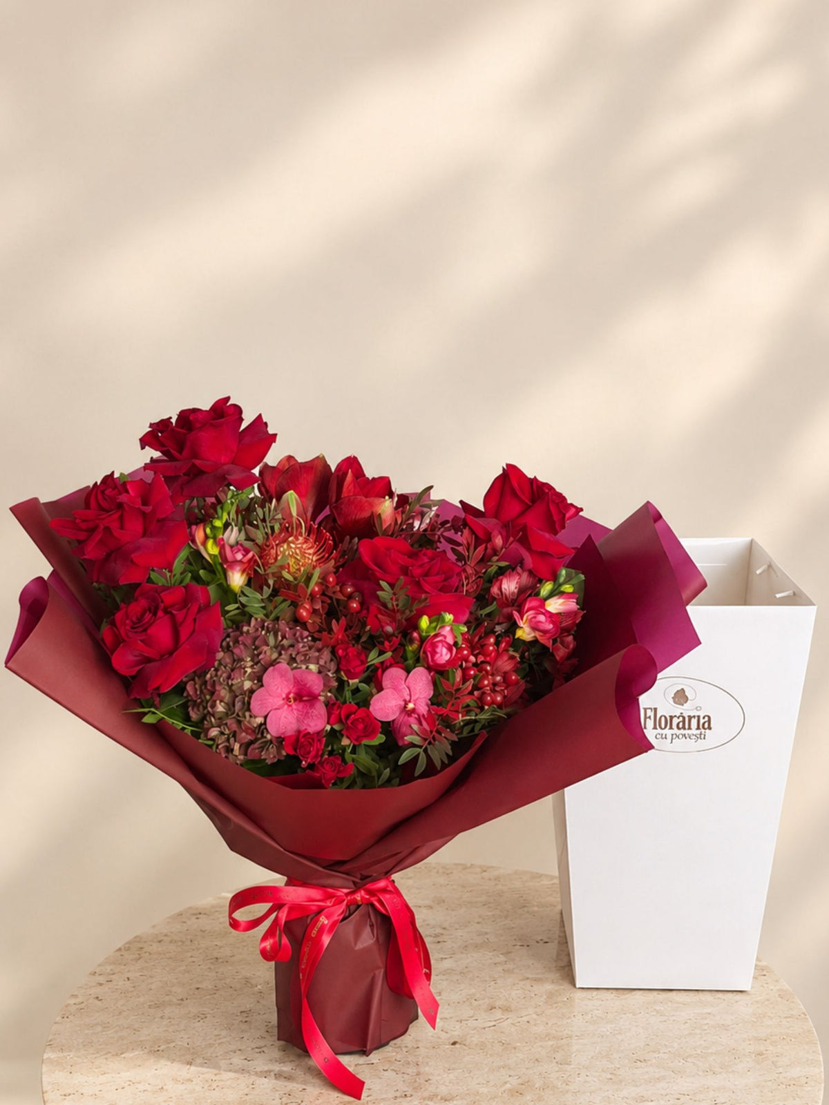 Buchet Velvet Red