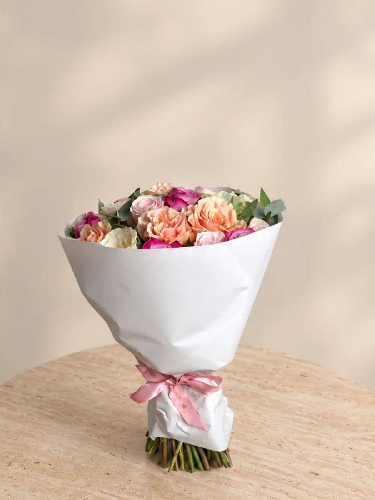 Buchet 19 Trandafiri Pastel
