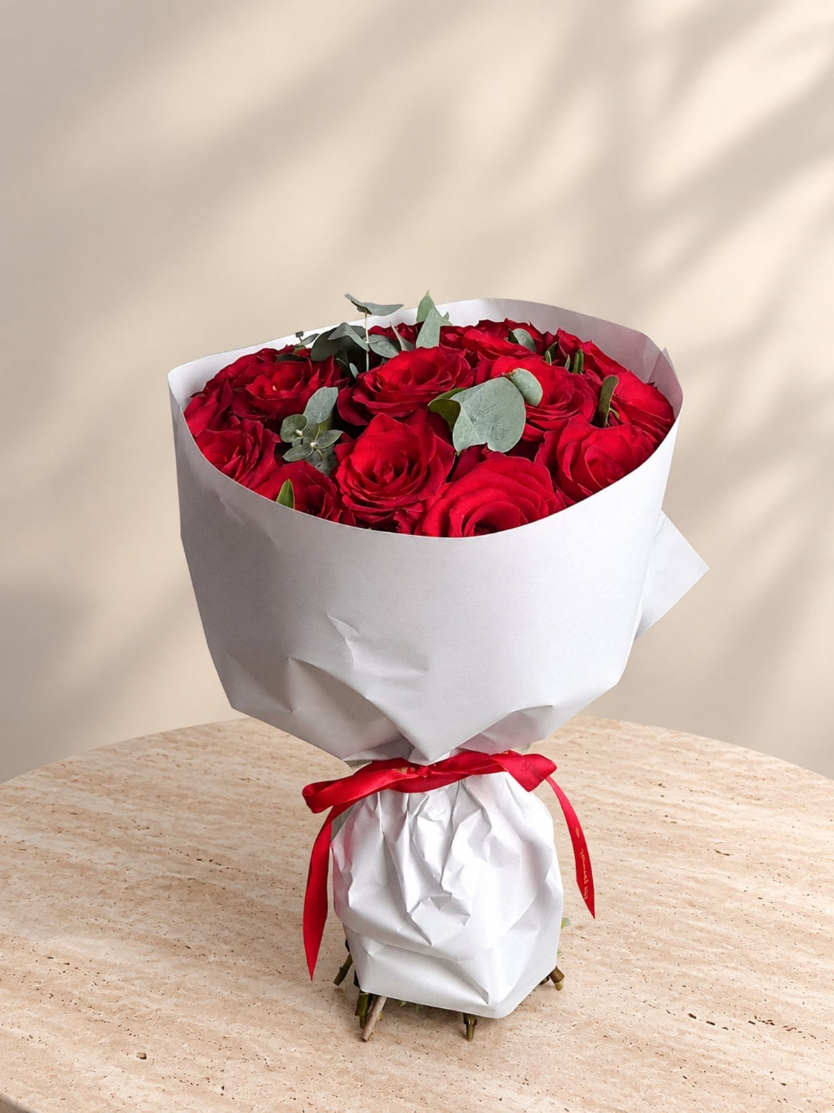 Buchet 17 trandafiri rosii