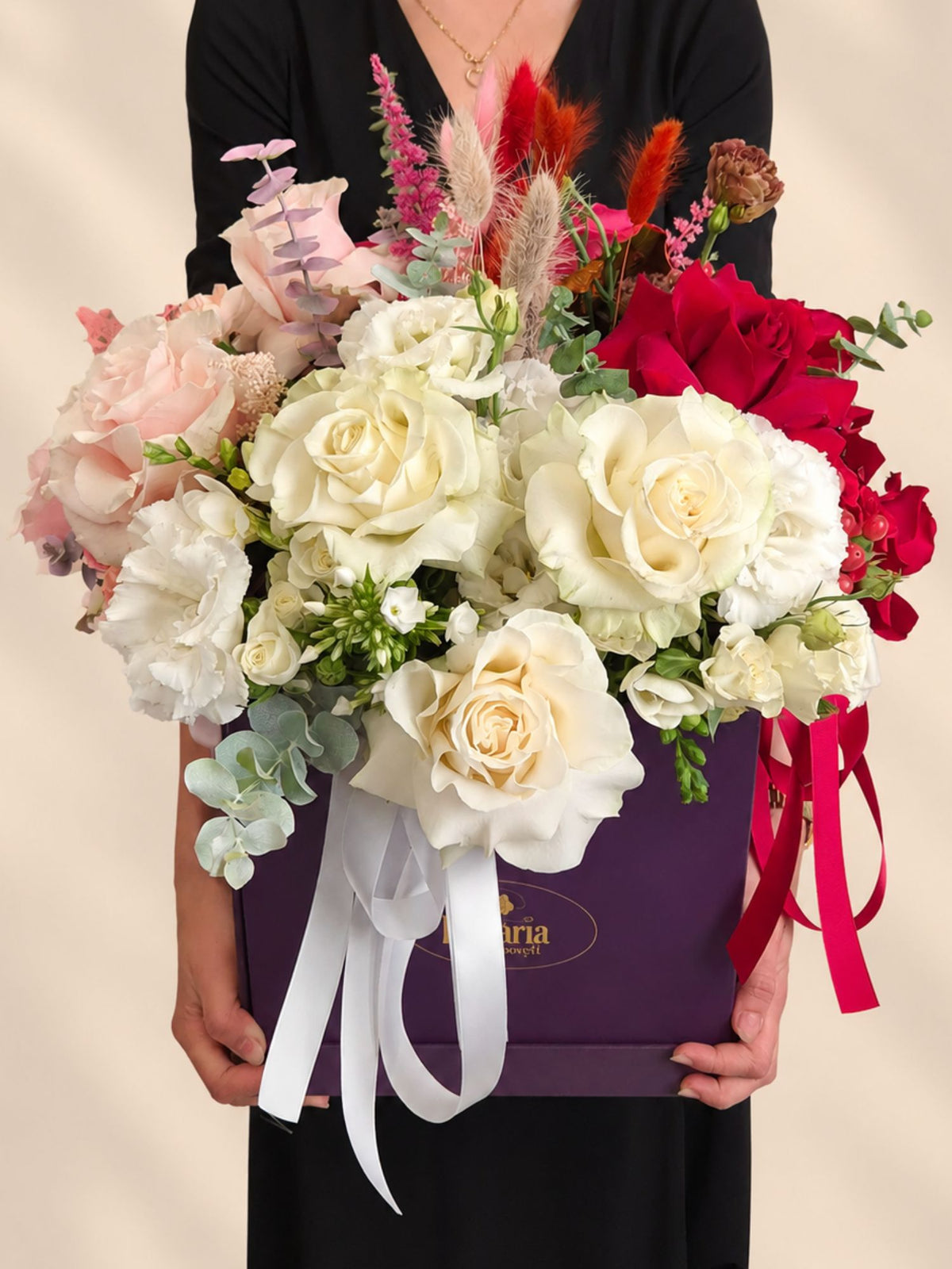 Set 4 cutii mix floral - Colectia One 4 Love