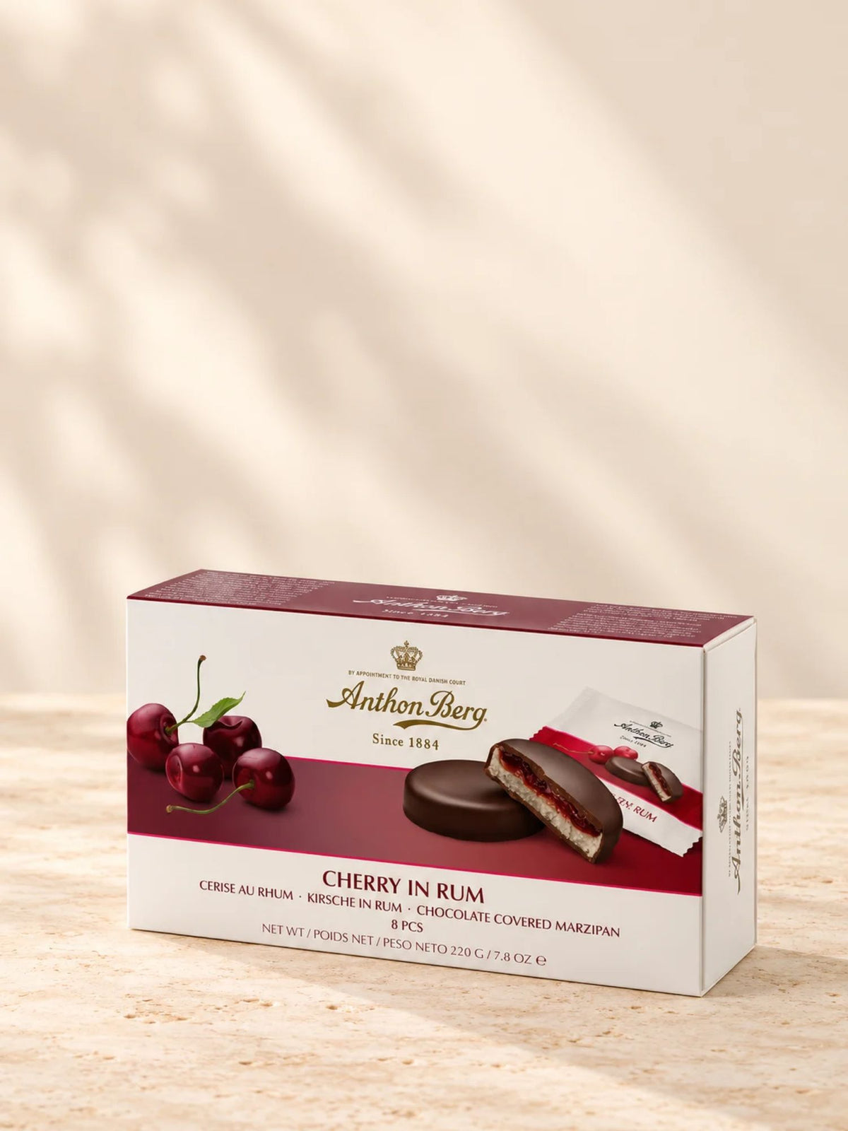Praline Anthon Berg Cherry in Rum 220g
