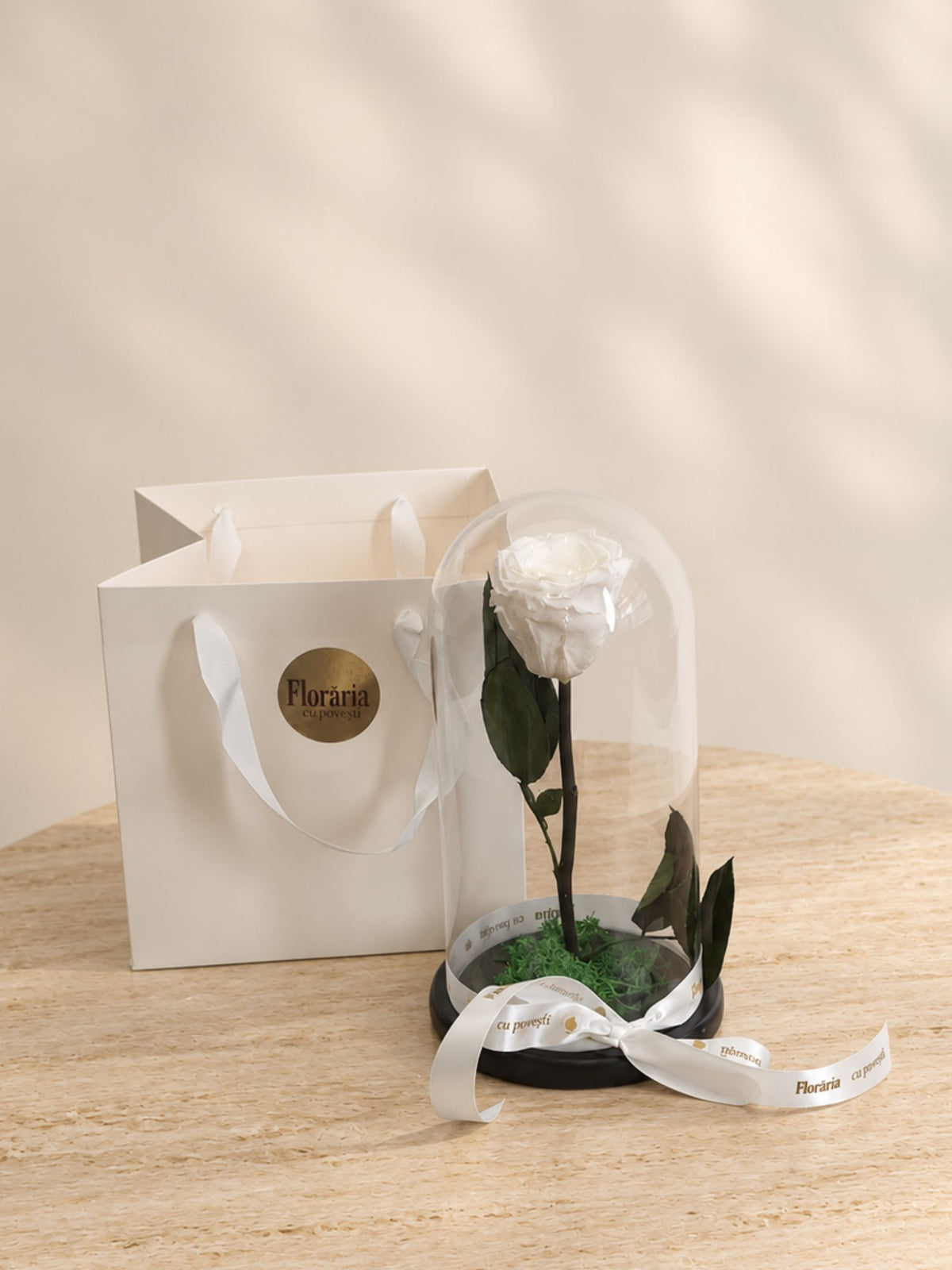 Trandafir Nemuritor Belle Rose Alb
