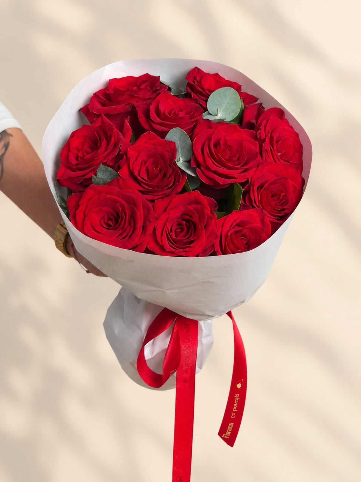 Buchet 11 Trandafiri Rosii - Floraria cu Povesti