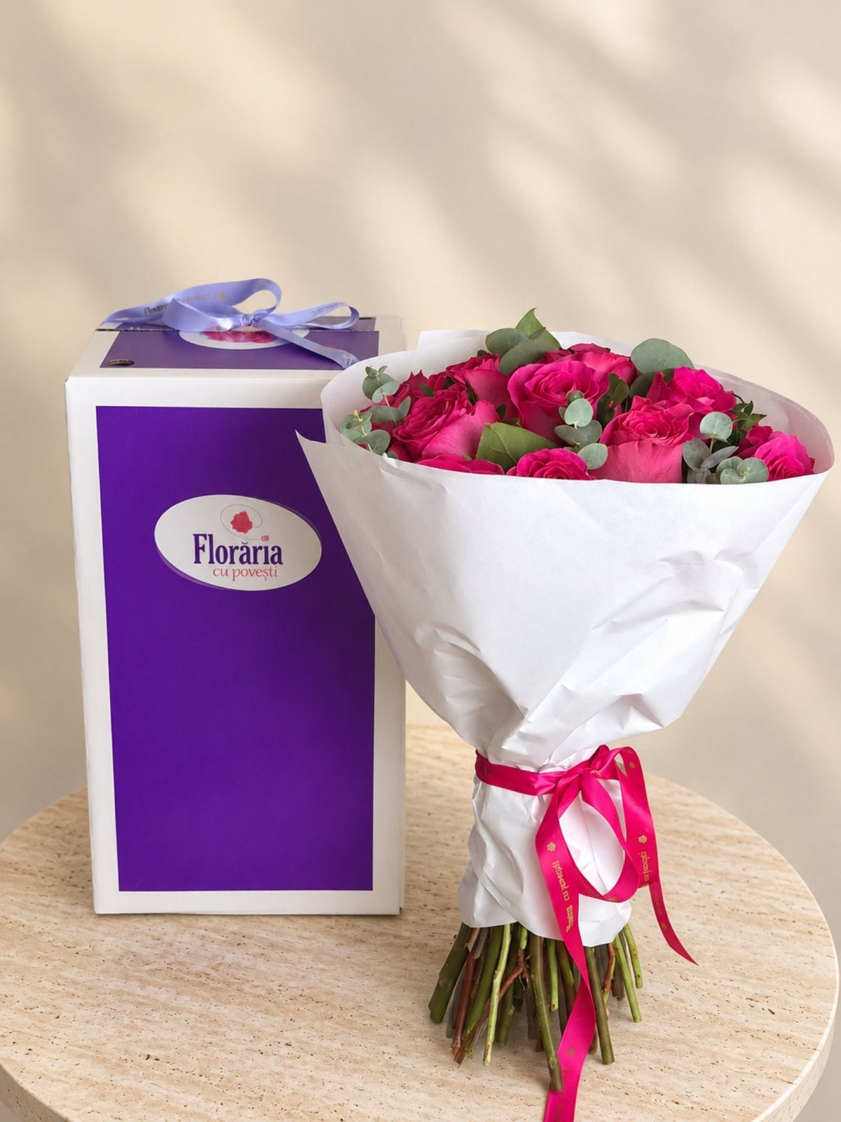 Buchet 19 Trandafiri Excalibur - Floraria cu Povesti