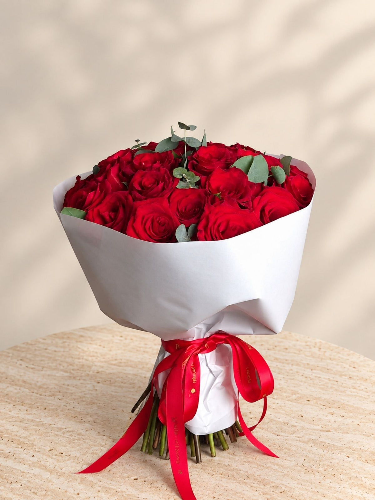 Buchet 25 Trandafiri Rosii - Floraria cu Povesti